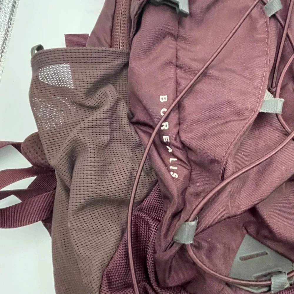 The North Face Borealis Backpack Burgundy FlexVent Laptop Bag Hiking Daypack